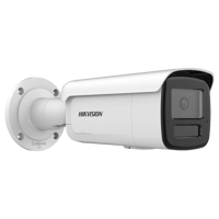 Camera de supraveghere IP Bullet 8MP Hikvision DS-2CD2T86G2H- IS2U/SL(2.8MM), lentila fixa 2.8mm, iluminare min: Color: 0.0008 Lux @ (F1.0, AGC ON),B/W: 0 Lux cu IR 60m, 2x microfon incorporat, difuzor incorporat, interfata audio: 1/1, alarma: 1/1, slot card de memorie: microSD/microSDHC/microSDXC