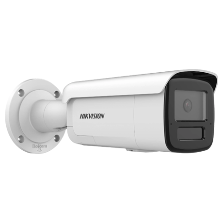 Camera de supraveghere IP Bullet 8MP Hikvision DS-2CD2T86G2H- IS2U/SL(2.8MM), lentila fixa 2.8mm, iluminare min: Color: 0.0008 Lux @ (F1.0, AGC ON),B/W: 0 Lux cu IR 60m, 2x microfon incorporat, difuzor incorporat, interfata audio: 1/1, alarma: 1/1, slot card de memorie: microSD/microSDHC/microSDXC