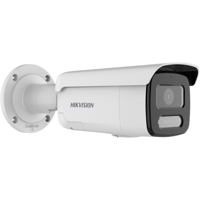 Camera de supraveghere IP Bullet 4MP Hikvision DS-2CD2T47G2H- LISU/SL(4MM)(EF), lentila fixa 4mm, iluminare min: Color: 0.0005 Lux @ (F1.0, AGC ON), 0 Lux cu lumina alba: 60m, IR 60m, microfon incorporat, difuzor incorporat, interfata audio: 1/1, alarma: 1/1, slot card de memorie