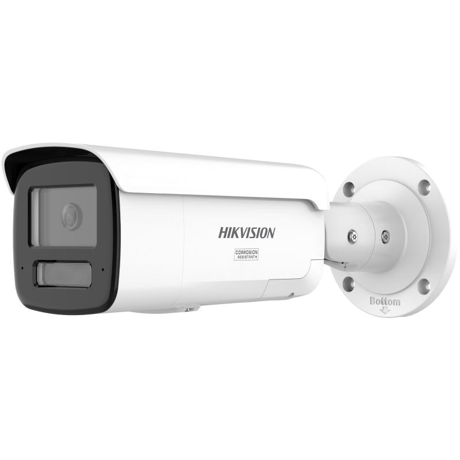 Camera de supraveghere IP Bullet 8MP Hikvision DS-2CD2T87G3- LIS2UY/SL(2.8MM), lentila fixa 2.8mm, iluminare min: Color: 0.0005 Lux @ (F1.0, AGC ON),0 Lux  cu lumina alba: 60m, IR: 30m, microfon incorporat, difuzor incorporat, interfata audio: 1/1, alarma: 2/2, slot card de memorie