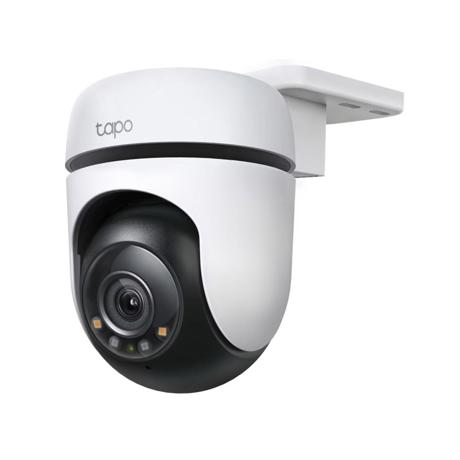TP-Link Cameră de supraveghere pentru exterior cu funcție Pan/Tilt | Tapo C510W, Senzor Imagine: 1/2.8'' CMOS, Rezoluție: 2K 3MP (2304 × 1296 px), Lentile: 2.0±5%; Distanță de focalizare: 3.9mm±5%, 360° pe orizontală și 130° pe verticală, IR 30m, Frame Rate: 15 fps, Compresie Video: H.264, Microfon