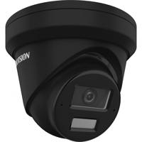 Camera de supraveghere IP Turret 4MP Hikvision DS-2CD2343G2- LI2U(2.8MM)/BK, lentila fixa 2.8mm, iluminare min: Color: 0.005 Lux @ (F1.6, AGC ON),0 Lux cu lumina alba: 30m, IR 30m, microfon incorporat, slot card de memorie: microSD/microSDHC/microSDXC maxim 512GB, alarma la evenimente: Motion