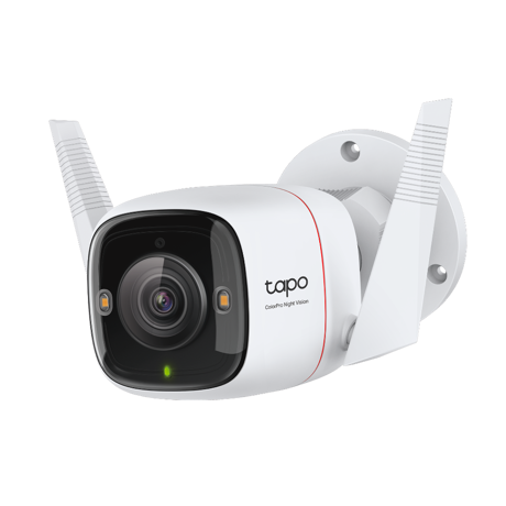 Camera Supraveghere WIFI, wireless TAPO C325WB, Senzor: 1/1.79" Progressive Scan CMOS, Rezolutie: 2K QHD 4MP, Lentila: F/NO: 1.0±5%; Distanță focală: 4.58mm±5%, Unghi vizualizare: 127°, Night Vision ColorPro, Weatherproof: IP66, Standarde si protocoale: IEEE 802.11b/g/n, 2.4 GHz, Dimensiuni: 148.7 x