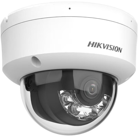 Camera supraveghere Hikvision IP Dome DS-2CD2143G2-LI(2.8MM), 4MP, Acusens - filtrarea alarmelor false dupa corpul uman si masini, senzor: 1/3″ Progressive Scan CMOS , rezolutie: 2688 × 1520@30fps, iluminare: Color: 0.005 Lux @ (F1.6, AGC ON), 0 Lux cu IR on, lentila: 2.8mm, distanta IR, lumina