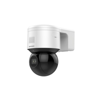 Camera de supraveghere Hikvision DS-2DE3A404IWG-E/W  4 × IR Network PTZ Camera cu rezolutie de 4 MP (2560 x 1440);Zoom optic 4x, digital 16x;Performante ridicate in cazul luminii reduse datorita tehnologiei DarkFighter;WDR de 120 dB;IR 50m cu cut filter;Scanare patrulare: 8 zone, pana la 32 de