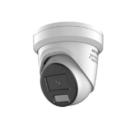 Camera de supraveghere IP Turret 8MP Smart Hybrid Light with ColorVu Hikvision DS-2CD2387G2H-LISU/SL(2.8MM)(EF), lentila fixa 2.8mm, iluminare min: Color: 0.0008 Lux @ (F1.0, AGC ON),0 Lux cu IR 30m, microfon incorporat, difuzor incorporat, interfata audio: 1/1, alarma: 1/1, slot card de memorie