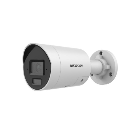 Camera de supraveghere IP Bullet 4MP Hikvision DS-2CD2043G2- LI2U/SL(2.8MM), lentila fixa 2.8mm, iluminare min: Color: 0.005 Lux @ (F1.6, AGC ON),0 Lux cu lumina alba: 40m, IR 40m, microfon incorporat, difuzor incorporat, slot card de memorie: microSD/microSDHC/microSDXC maxim 512GB, alarma la