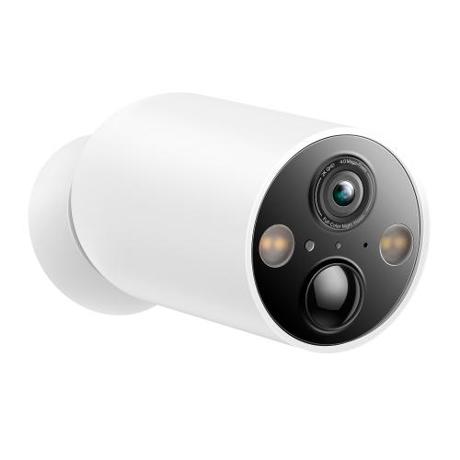 TP-LINK Tapo C425 Smart Wire-Free Indoor/Outdoor Security Camera, Senzor Starlight CMOS cu scanare progresivă de 1/3", Lungime focală: 2.1 mm, Apertură: F2.1, Câmpul de vizualizare: 150° (diagonală), 134°(orizontală), 77°(verticală), rezolutie maxima 2K QHD 4MP (2560 × 1440 px), 15/20/(25/30)fps