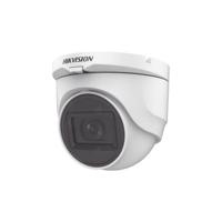 Camera supraveghere Hikvision TURRET DS-2CE76D0T-ITMFS(2.8mm); 2MP; Audio over coaxial cable, microfon audio incorporat; 2 MP CMOS; rezolutie 1920 (H) × 1080 (V)@25fps; iluminare: 0.01 Lux@(F1.2, AGC ON), 0 Lux with IR; lentila: 2.8mm, distanta IR: 30metri, Smart IR, horizontal FOV: 106.4°, vertical