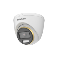 Camera de supraveghere Turret ColorVu PoC 8MP Hikvision DS-2CE72UF3T- E(2.8MM), lentila fixa 2.8mm, iluminare: 0.0005 Lux@(F1.0, AGC ON), 0 Luxcu lumina alba: 40m, iesire: 1 HD analog output, alimentare: 12 VDC ± 25%/PoC.at, Max. 5.1 W, IP67, dimensiuni: Ø109.98 mm × 98.27 mm, greutate: 350g