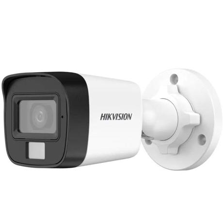 Camera de supraveghere Hikvision Mini Bullet DS-2CE16D0T-LFS (2.8mm) 2MP; Smart Hybrid Light Audio; Senzor: 2 MP CMOS; Rezolutie 2MP; Iluminare: 0.01 Lux @ (F1.6, AGC ON), 0 Lux with IR, Day & Night ICR; Lentila: 2.8 mm,horizontal FOV: 101°, vertical FOV: 56°, diagonal FOV: 118°; IR: 30M; Lumina