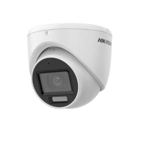 "Camera de supraveghere Hikvision Turret DS-2CE76K0T-LMFS(2.8MM) 5MP; Smart Hybrid Light Audio; Senzor: 3K CMOS; Rezolutie 5MP; Iluminare: 0.01 Lux @ (F1.6, AGC ON), 0 Lux with IR, Day & Night ICR; Lentila: 2.8 mm,horizontal FOV: 104.9°, vertical FOV:67.3°, diagonal FOV: 129.8°; IR: 30M; Lumina