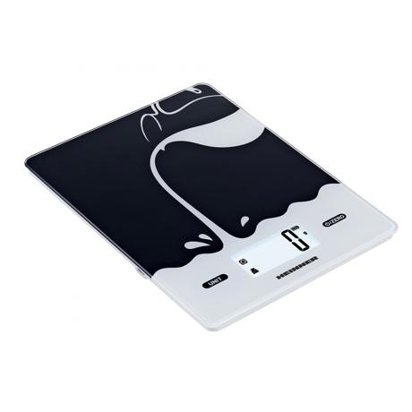 Cantar de bucatarie Heinner HKS-BK5USB, 5 kg, Display LCD, Negru
