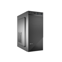 Carcasa NATEC CABASSU G2 Mid Tower NEGRU, Sloturi Expansiune 4, Drive Bays: 3x3.5" 3x2.5" 1x5.25", Ventilatoare Suportate: 3 (spate: 1x80mm sau 120mm, lateral: 1x120mm, fata: 1x120mm), Ventilatoare Incluse: 1 (spate: 1x80mm), Format Placa De Baza Suportat: Mini-ITX, Micro-ATX, ATX, Lungime Maxima