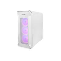 Carcasa GENESIS IRID 505 V2 Mid Tower ARGB ALB, Tempered Glass, Sloturi Expansiune 8, Drive Bays: 2x3.5" 7x2.5", Ventilatoare Suportate: 6 (spate: 1x120mm, fata: 3x120mm sau 2x140mm, sus: 2x120mm sau 2x140mm), Ventilatoare Incluse: 4 (4x120mm OXAL ARGB), Format Placa De Baza Suportat: Mini-ITX