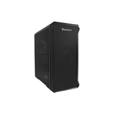 Carcasa GENESIS IRID 503 V2 Mini Tower NEGRU, Tempered Glass, Sloturi Expansiune 4, Drive Bays: 2x3.5" 3x2.5", Ventilatoare Suportate: 6 (spate: 1x120mm, fata: 3x120mm sau 2x140mm, sus: 2x120mm sau 2x140mm), Ventilatoare Incluse: 2 (2x120mm), Format Placa De Baza Suportat: Mini- ITX, Micro-ATX