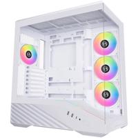 Carcasa LIAN LI VECTOR V100 RGB ALB, Tempered Glass, Sloturi Expansiune 9, Drive Bays: 1x3.5" 1x2.5", Ventilatoare Suportate: 9, Ventilatoare Incluse: 4x120mm Format Placa De Baza Suportat: Mini-ITX, Micro-ATX, ATX, Lungime Maxima Placa Video: 420mm, Inaltime Maxima Cooler Procesor: 178mm