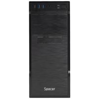 Carcasa SPACER SPCS-OC-APOLLO-250W Mid Tower NEGRU, Sloturi Expansiune 6, Drive Bays: 2x5.25" 5x3.5" 1x2.5", Ventilatoare Suportate: 2, Format Placa De Baza Suportat: Mini-ITX, Micro-ATX, ATX, Lungime Maxima Placa Video: 280mm, Inaltime Maxima Cooler Procesor: 145mm, sursa 250W inclusa