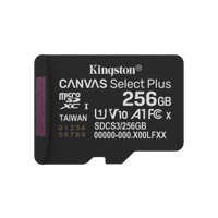 Card de Memorie MicroSDXC Kingston256GBCanvas Select PlusFara Adaptor