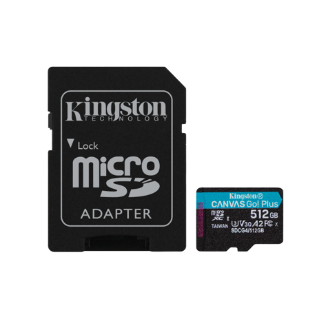 Card de Memorie Kingston 512GB Canvas Go! Plus CL10