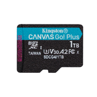 Card de Memorie MicroSDXC Kingston,1TB,Canvas GO Plus,Fara Adaptor