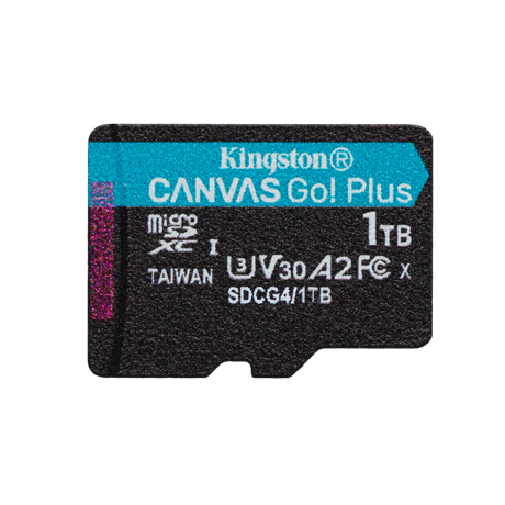 Card de Memorie MicroSDXC Kingston,1TB,Canvas GO Plus,Fara Adaptor