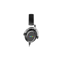 Casti gaming cu fir Hator Hypergang 3 USB, conectivitate USB Type-C / USB Type-Amaterial membrana compozit, conexiune catre HATOR SyncHUB™, Virtual 7.1 Surround Sound, logo iluminat RGB, apeluri prin BT in gaming mode, frecventa raspuns 10Hz-44kHz, impendanta 32Ω, putere maxima 30mW, microfon