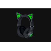 Casti Razer Kraken Kitty V2 Bluetooth 5.2Quartz Edition, interfata USB- A, sensibilitate 92.5 dB SPL / mW @ 1kHz si sensibilitate microfon 42 dBV /Pa, negru