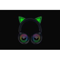 Casti wireless Razer Kraken Kitty V3 Pro, THX Spatial Audio, iluminare RGB, frecventa raspuns 20 Hz - 28 kHz,  microfon detasabil unidirectional, negru