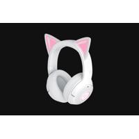 Casti Razer Kraken Kitty V2 Bluetooth 5.2Quartz Edition, interfata USB- A, sensibilitate 92.5 dB SPL / mW @ 1kHz si sensibilitate microfon 42 dBV /Pa, alb