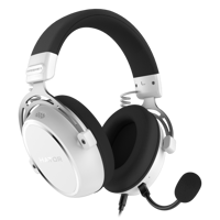 Casti gaming cu fir Hator Hypergang 3, material membrana compozit, frecventa raspuns 10Hz-44kHz, impendanta 32Ω, putere maxima 30mW, microfon detasabil unidirectional, sensibilitate -38 ±3dB, alb