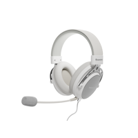 Casti gaming cu fir Genesis Toron 301, sunet stereo, microfon, impendanta 32 Ohm, frecventa raspuns 20 - 20.000 Hz, lungime cablu 100cm, frecventa raspuns microfon 10 Hz - 10000 KHz, sensibilitate -38dB, impendanta microfon 2200 Ohm,  conectivitate 3x Jack 3.5 mm, alb