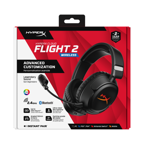 HyperX Cloud Flight 2 WL BK GAM HS