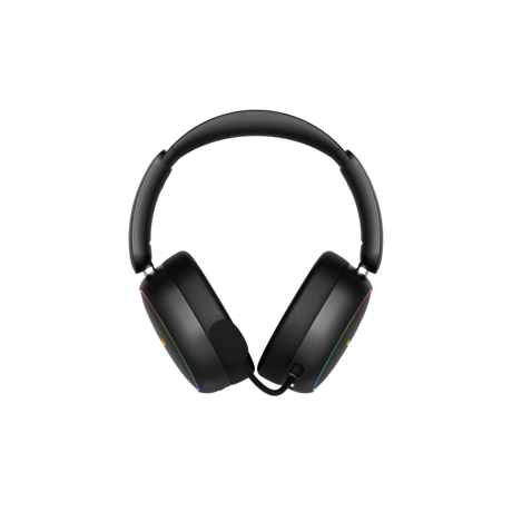 Casti gaming wireless Hator Phoenix 2, material membrana PET, frecventa raspuns 10Hz-44kHz, impendanta 32Ω, putere maxima 30mW, autonomie bateria pana la 45 de ore, timp incarcare 4 ore, conexiune  HATOR SyncHUB™, conexiune HATOR ClearScan™, spatial audio, apeluri prin BT in gaming mode, acoperire