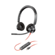 Poly Blackwire 3320 Stereo Microsoft Teams Certified USB-C Headset +USB-C/A Adapter