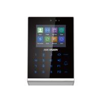 Cititor control access stand-alone Hikvision Pro Series DS-K1T105AM, capacitate carduri Mifare: 100000, capacitate evenimente: 300000, distanta citire card: 0 la 5 cm,  suporta RS-485 and Wiegand (26/34), ecran LCD 2.8 inch, suporta  ISUP protocol, comunicare via wired network (TCP/TP) si Wi-Fi