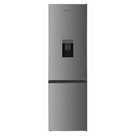 Combina frigorifica Heinner HC-HM260XWDE++,  Clasa energetica: E, Capacitate totala: 260L, Control electronic, Dozator de apa, Lumina LED, 180 cm, Inox