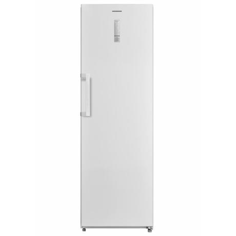 Congelator Heinner HFF-M272NFCE++, No Frost, Capacitate totala: 272L, Functionare convertibila (frigider/congelator), Clasa de eficienta energetica E, Display, Control electronic, Functie Super congelare, Alarma usa deschisa, Lumina LED, Alb