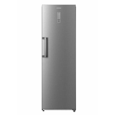 Congelator Heinner HFF-M272NFCXE++,  No Frost, capacitate totala: 272L, clasa de eficienta energetica E, functionare convertibila (frigider/congelator), 2 rafturi + 5 sertare, display, control electronic, Aspect Inox