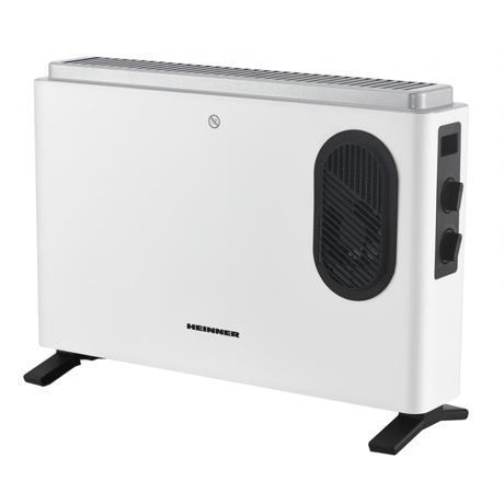 Convector Heinner HCVH-MV2000WH, Putere: 2000 W, Ventilator Turbo, 2 setari de temperatura, termostat ajustabil, Alb