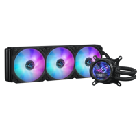 Cooler CPU ASUS ROG Strix LC III 360 ARGB LCD BLACK 3x Fan Slots 120mm, Speed: 800-2200 RPM, 36dB, Intel: LGA 1700, 1200, 115x, AMD: AM5,AM4