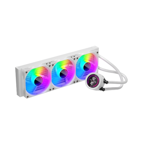 Cooler Procesor 1stPlayer Thunderstorm TS4 360-wh, display IPS, aRGB, compatibil AMD/Intel, alb