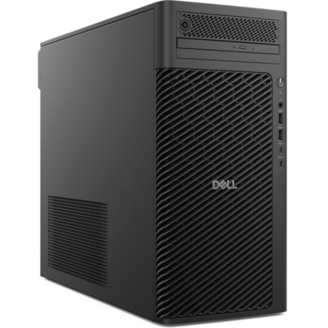Dell Pro Max Tower T2, 1500W Platinum Regulatory Label EMEA, EPEAT Gold with Climate+, ENERGY STAR Qualified , Intel Core Ultra 7 265 (30 MB cache, 20 cores, 20 threads, 1.8 GHz to 5.3 GHz, 65W), Intel Integrated Graphics, 16GB: 1 x 16 GB, DDR5, 5600 MT/s, non-ECC, 512GB SSD TLC with DRAM M.2 2280