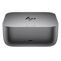 HP Dock Thunderbolt 4 Ultra G6 180W, Porturi: 2x USB Type-C (up to 15W USB Power Delivery)/  1x USB Type-C 10Gbs (USB Power Delivery, DisplayPort™ 1.4)/ 1x TB4 Type-C 40Gbs/ 3x USB Type-A 10Gbs/ 2x USB Type-A 5Gbs/2x DisplayPort 1.4/ 1x RJ-45/ 1xHDMI 2.1, Dimensiuni: 12.1 x 12.1 x 4.95 cm, Greutate