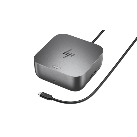 HP Dock Thunderbolt 4 G6 100W, Dimensiuni: 12.1 x 12.1 x 4.95 cm, Greutate: 0.74Kg, 3yw