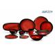 SET 4X FARFURIE ADANCA CERAMICA 30.5 CM, VULCANO, ART OF DINING BY HEINNER
