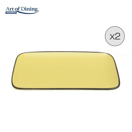 SET 2 PLATOURI CERAMICA 32x20 CM, MEDEEA, ART OF DINING