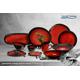 FARFURIE OVALA CERAMICA 21 CM, VULCANO, ART OF DINING BY HEINNER