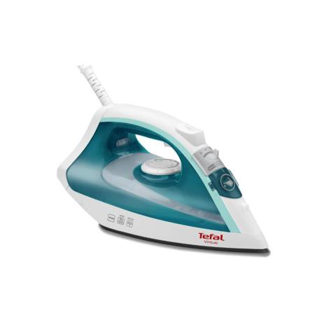 Fier de calcat Tefal Virtuo FV1710, 1800W, rezervor apa 0.2L, jet de abur 80g/min, abur variabil 20g/min, functie anticalcar, Alb