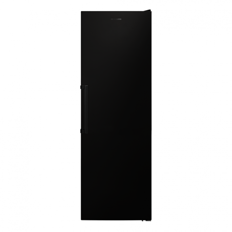 Frigider Heinner HF-V401NFBKE++, Full No Frost, clasa energetica: E, capacitate totala: 389L, control electronic, lumina LED, functie Super racire, 4 rafturi sticla,Negru